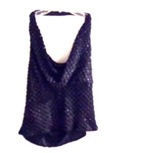 J S Collection Black Halter